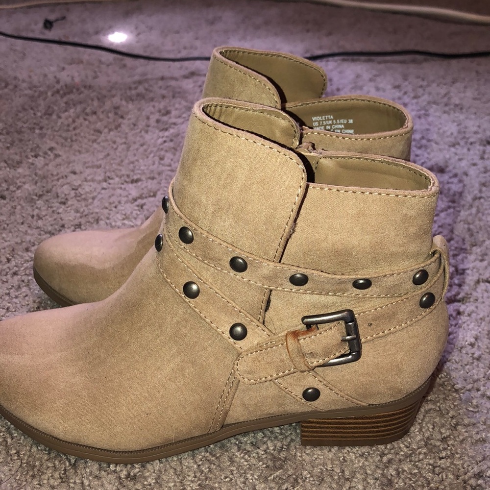 Tan ankle boots, never worn - Picture 3 of 6